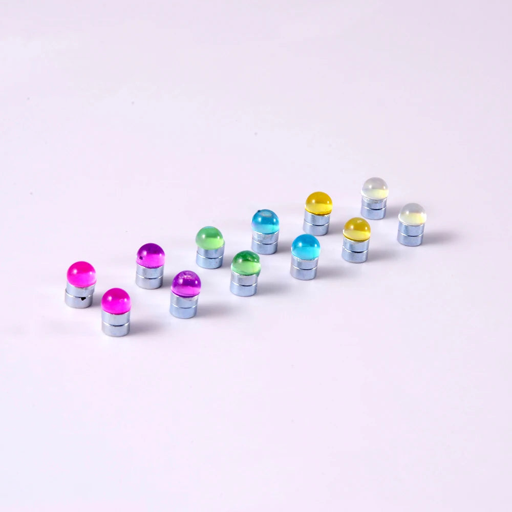 12PCS/Card Fake Cheater Non Pierced Magnet Ear Tragus Cartilage Lip Labret Stud Nose Ring Jewelry Magnetic Earring