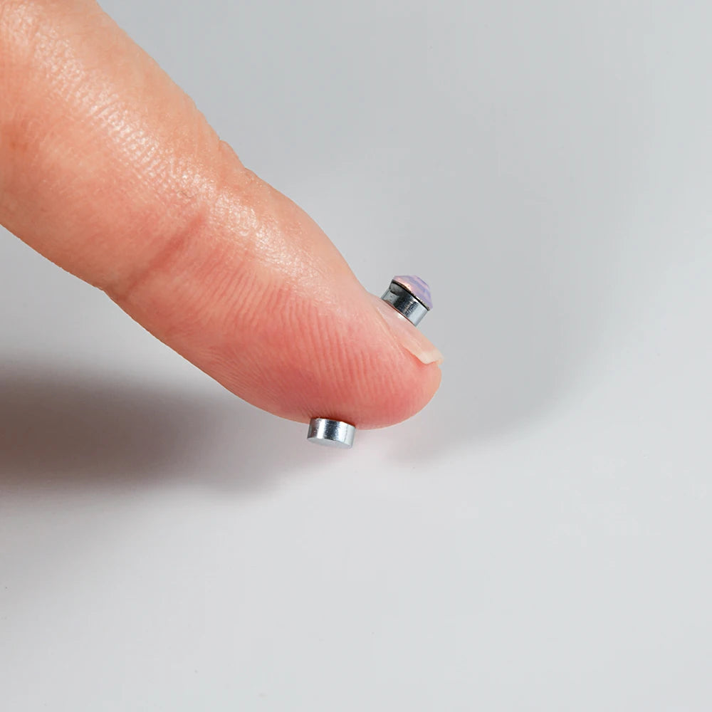 12PCS/Card Fake Cheater Non Pierced Magnet Ear Tragus Cartilage Lip Labret Stud Nose Ring Jewelry Magnetic Earring